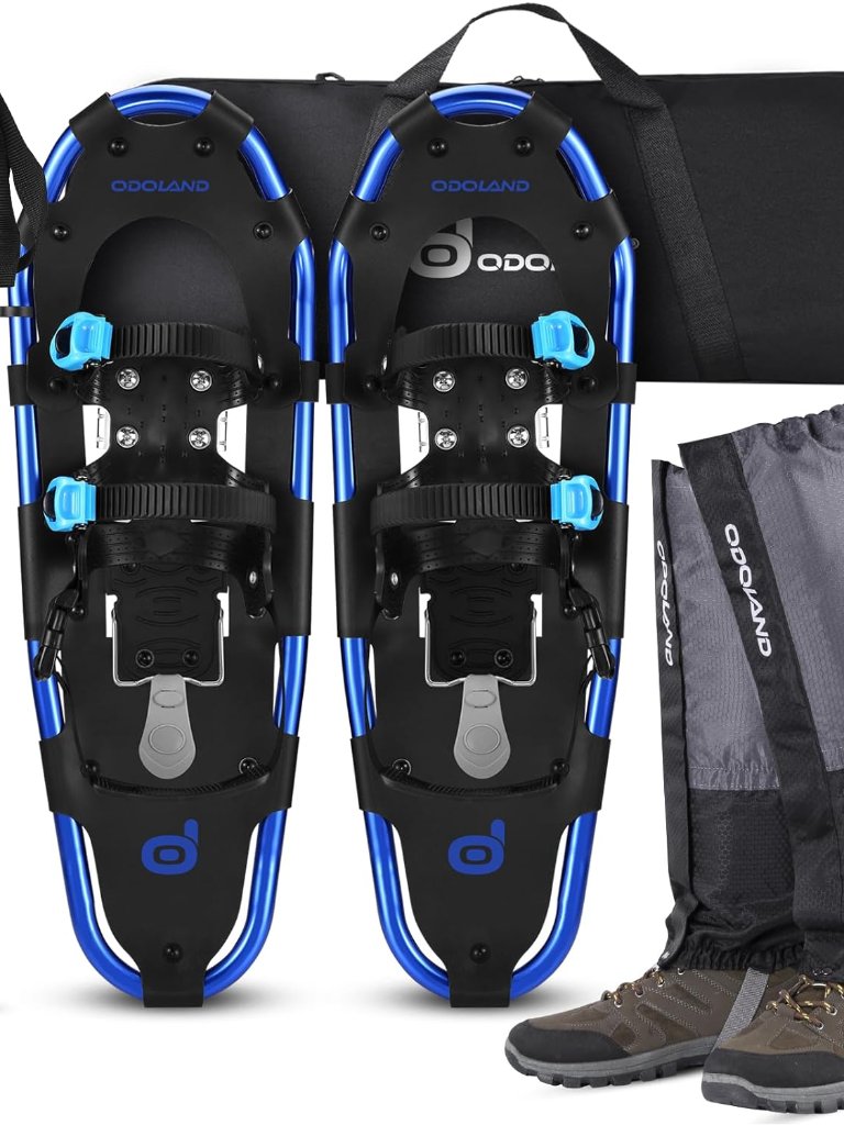 21/25/30 Inch Snowshoes With Trekking Poles For Men Women Youth, Waterproof Snow